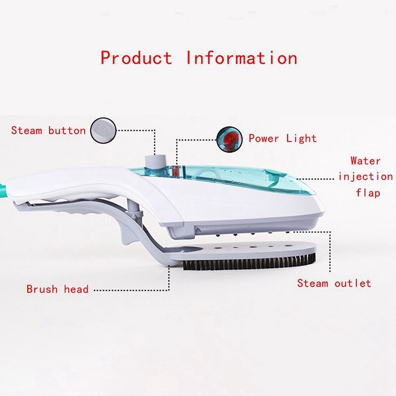 XMX-Multifunction Handheld Garment Steamer Mini Electric Steam Iron Kit For Clothes Fabric Steamer Generator For Home Travelling