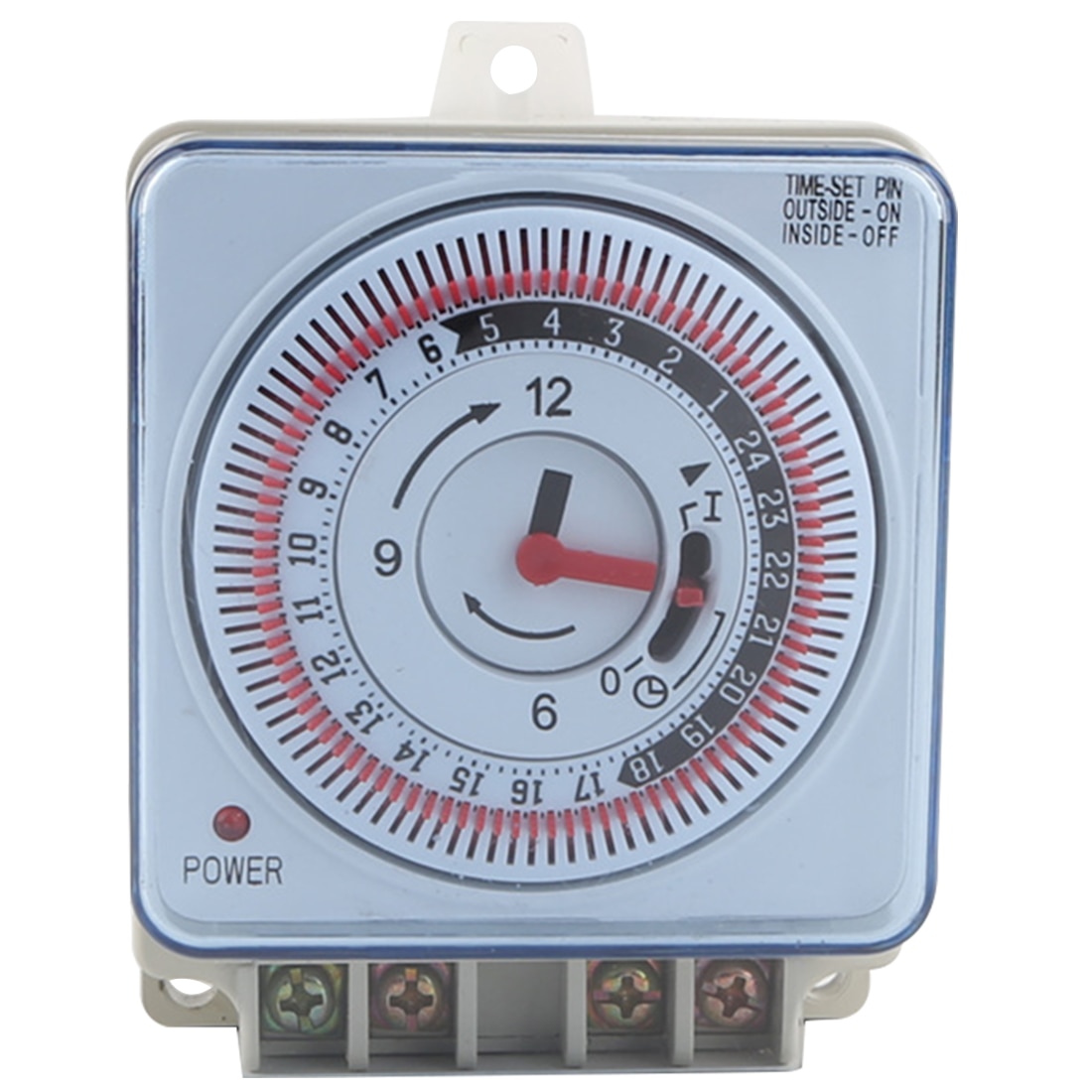 24 Hours Timing Switch Multi-functional Mechanical Timer Industrial Timing Device Switch Protect Panel Timer Supplies 230V 16A