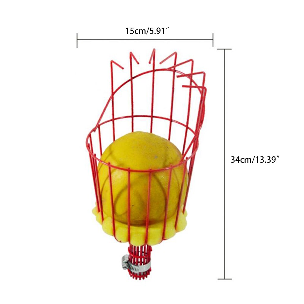Tête de cueillette de Fruits en métal, panier en aluminium pour l'extérieur, outils de jardinage, attrape-Fruits, récolte