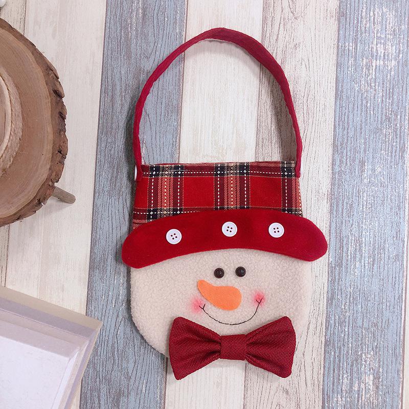 Rctown kerst portemonnee portemonnee tas souvenirs kerst voor gasten kinderen kerstfeest gunsten benodigdheden: Sneeuwman