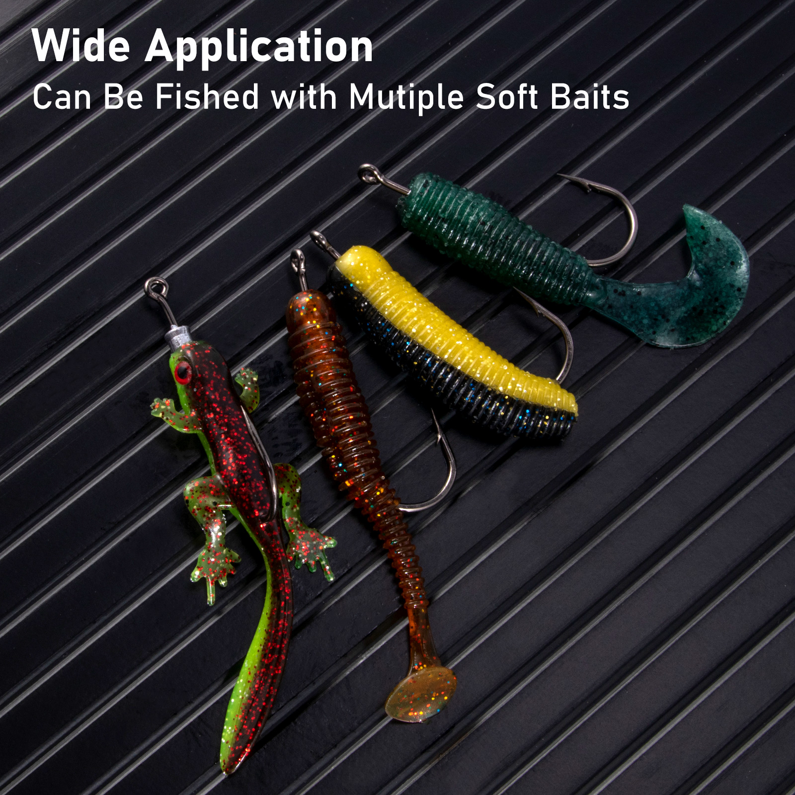 5/10pcs Fishing Weighted Worm Hooks Swimbait Bass Worm Hook for Soft Plastics Lures Jig Head Hooks Freshwater Saltwater 4g 5g 8g