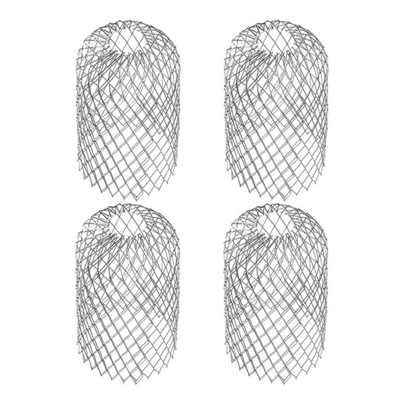 4 stk/sæt tagrender ballonbeskyttelsesfiltre nedløbsrør stopper bladafløb af aluminium regnvandafløbsfilter: Default Title