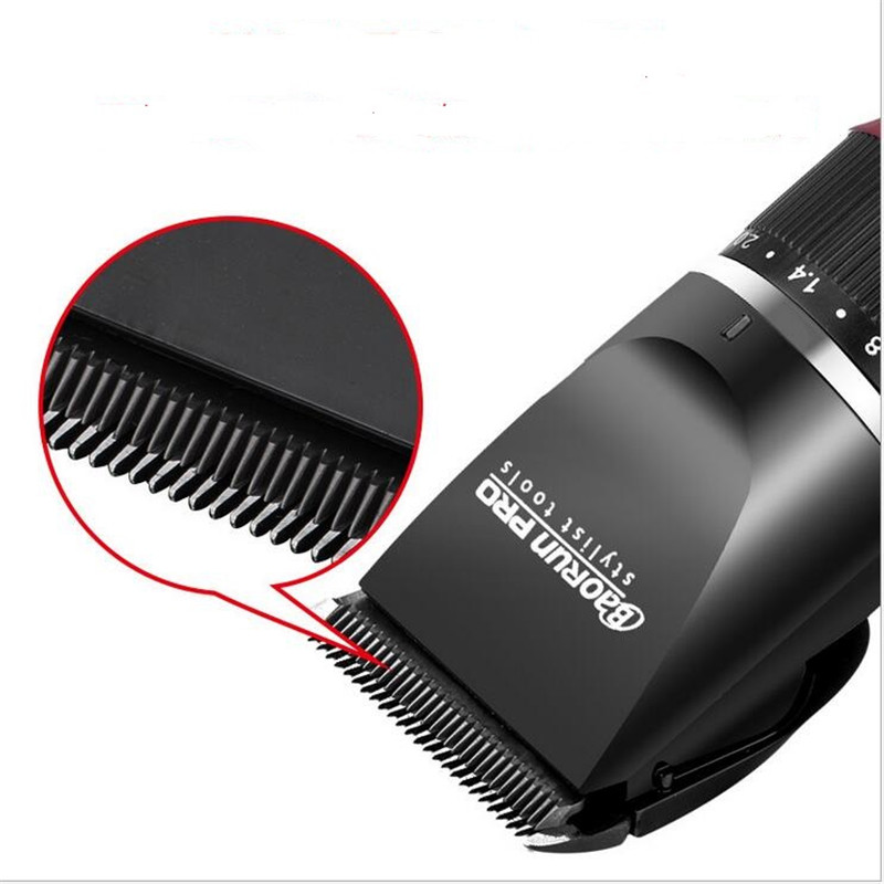 Bästa frisör klippare svart keramiskt skuren blad man precision frisör frisörsalong trimmer frisyr trimning rakapparat