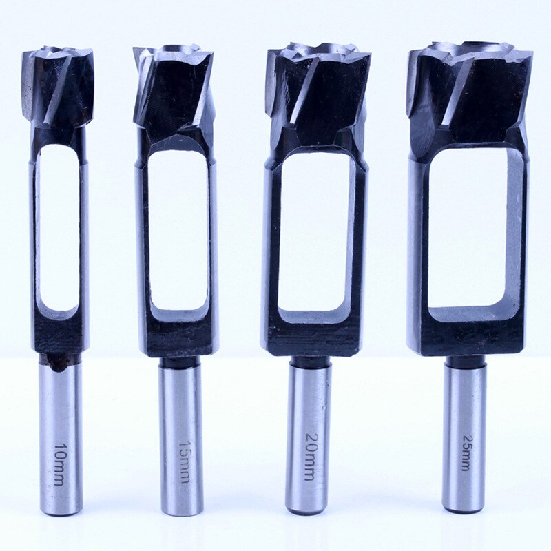 Cortador de agujeros de enchufe de madera recto y redondo, taladro de corte de enchufe, cuchillo de acero, Tenon de troncos, corcho, herramienta de perforación para carpintería