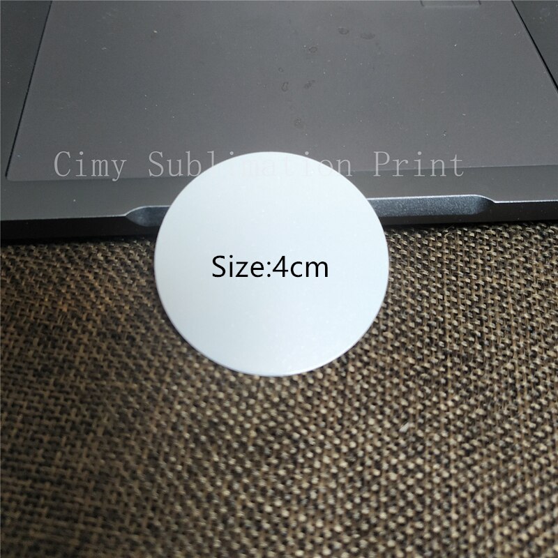 Blank Sublimation Metal Plate: Round  4.0cm