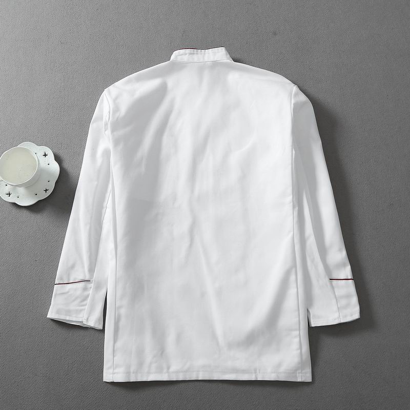 Höst vinter matservering tyg kök kockjackor uniform långärmad hotellkock arbetskläder kläder restaurang chefskläder
