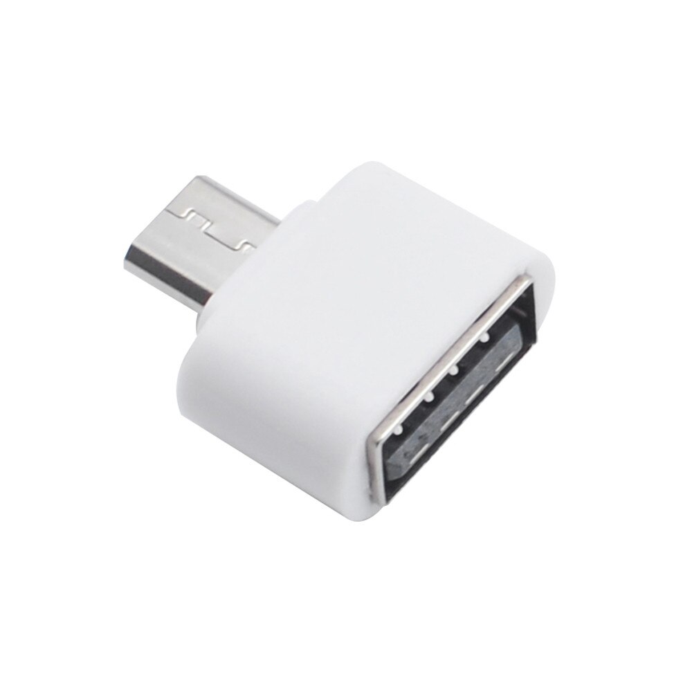 Micro Usb Naar Usb Otg Adapter Mini Converter Voor Android Smartphone Draagbare Adapter Usb Otg Connector: F