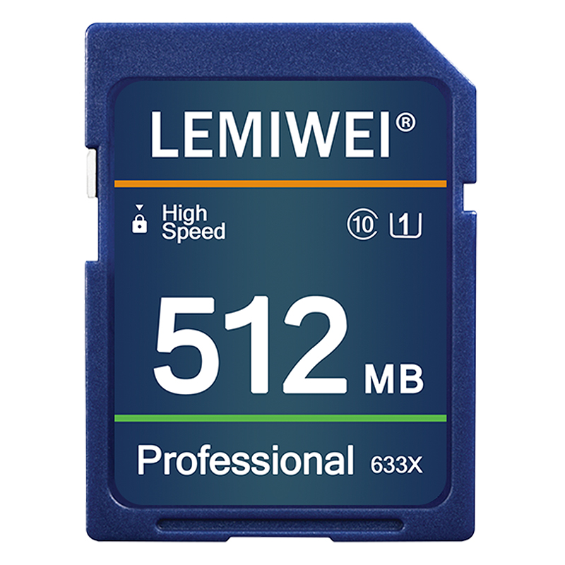 Camera Memory SD Card 256MB 512MB 1GB 2GB Class 10 High Speed UHS-I 633x Storage Card U1 Lemiwei Memory Card: 8 GB