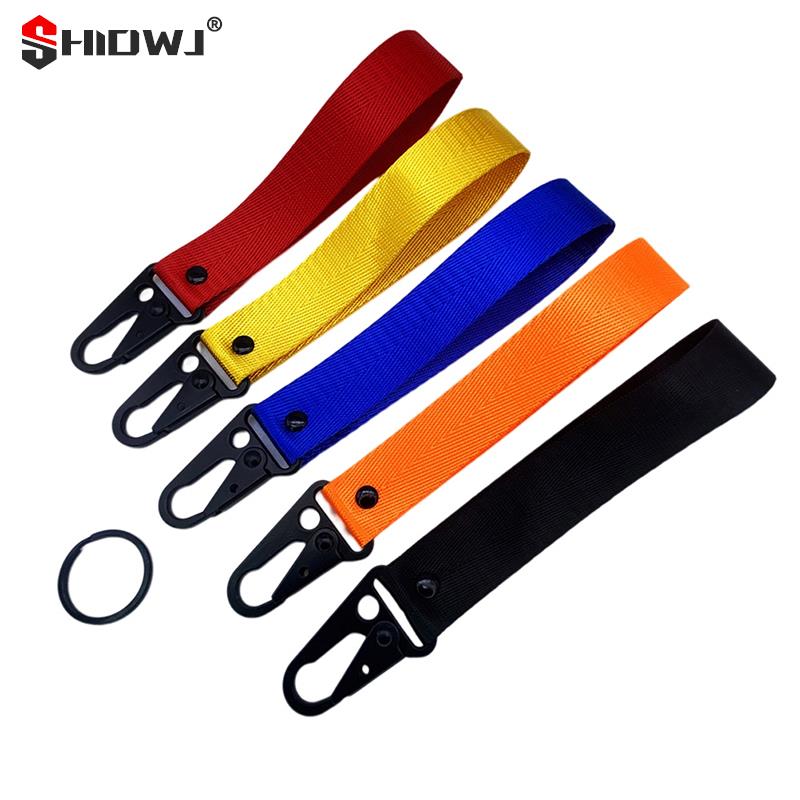 Universele Auto Sleutelhanger Lanyard Ophangriem Met Metalen Sleutelhanger Sleutelhanger Sleutelhanger Lanyard Voor Jdm Auto Motorfiets Sleutelhanger Sleutelhanger