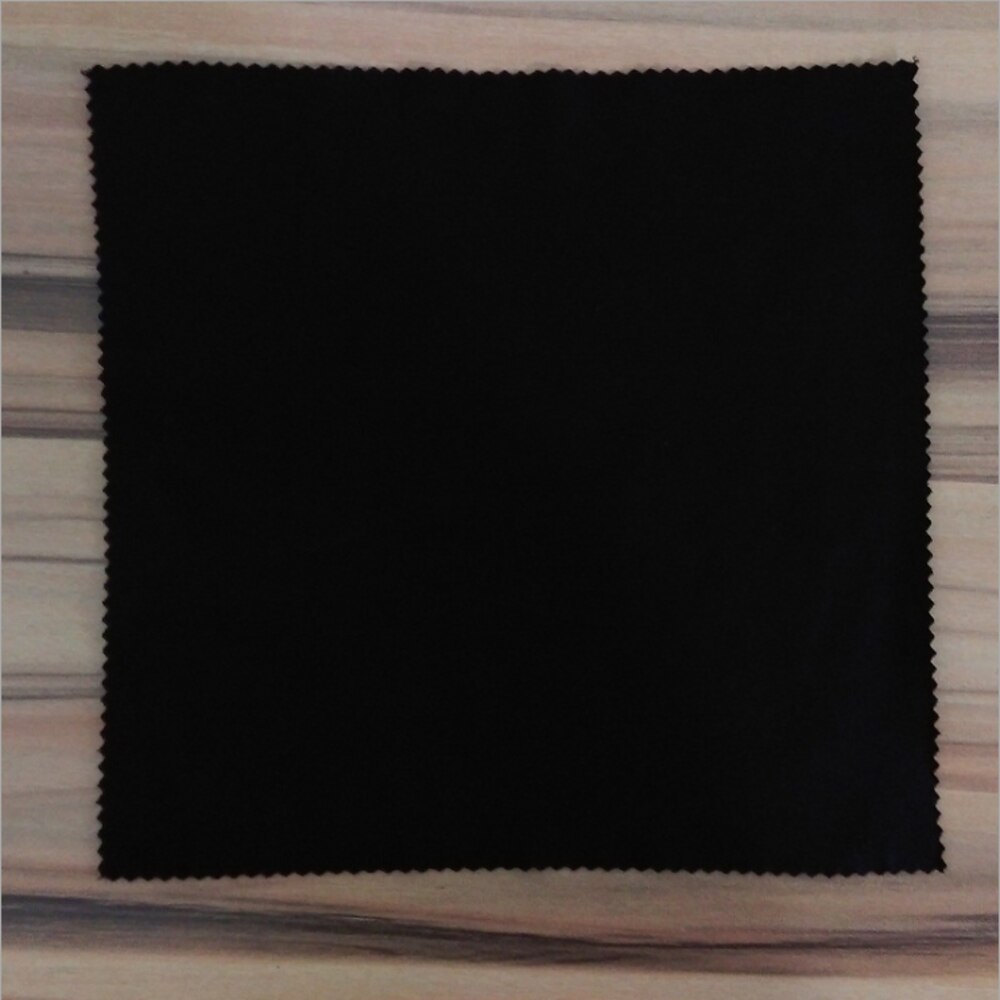 10PCS Mircrofiber Glasses Cloth Sunglasses Eyeglasses Cleaning Accessories Computer Screen Wiper Camera Lens Cloth Black 15x15CM