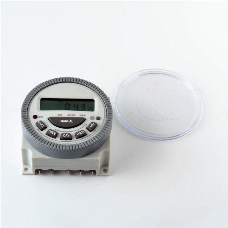 TM619 CN304A Programmable Timer Switch Relay Digital LCD Power Weekly CN304A AC220V AC110V DC12V DC 24V 5Pin: AC110V