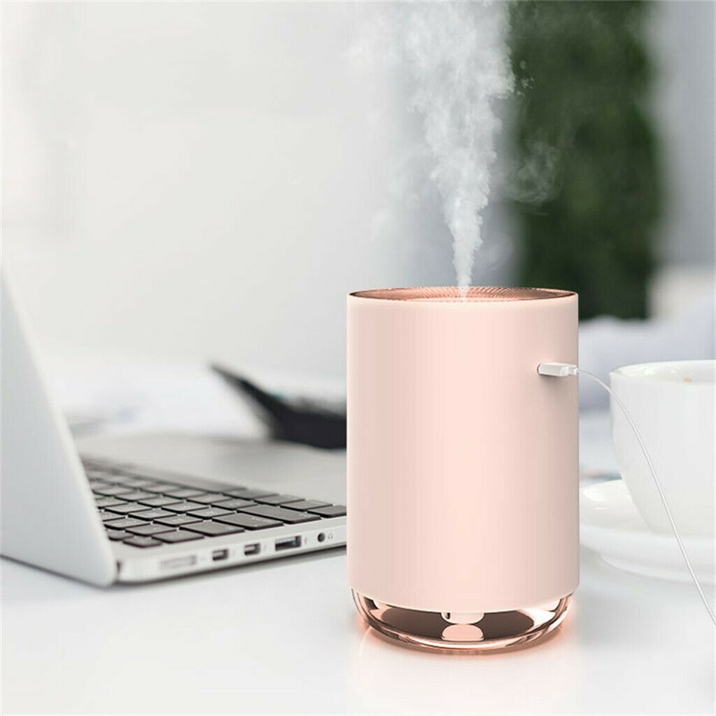 Diffuser Aromaterapia Luchtbevochtiger Aroma Essentiële Olie Mist Maker Met Led Lamp Usb Fogger Voor Home Office Auto Woonkamer