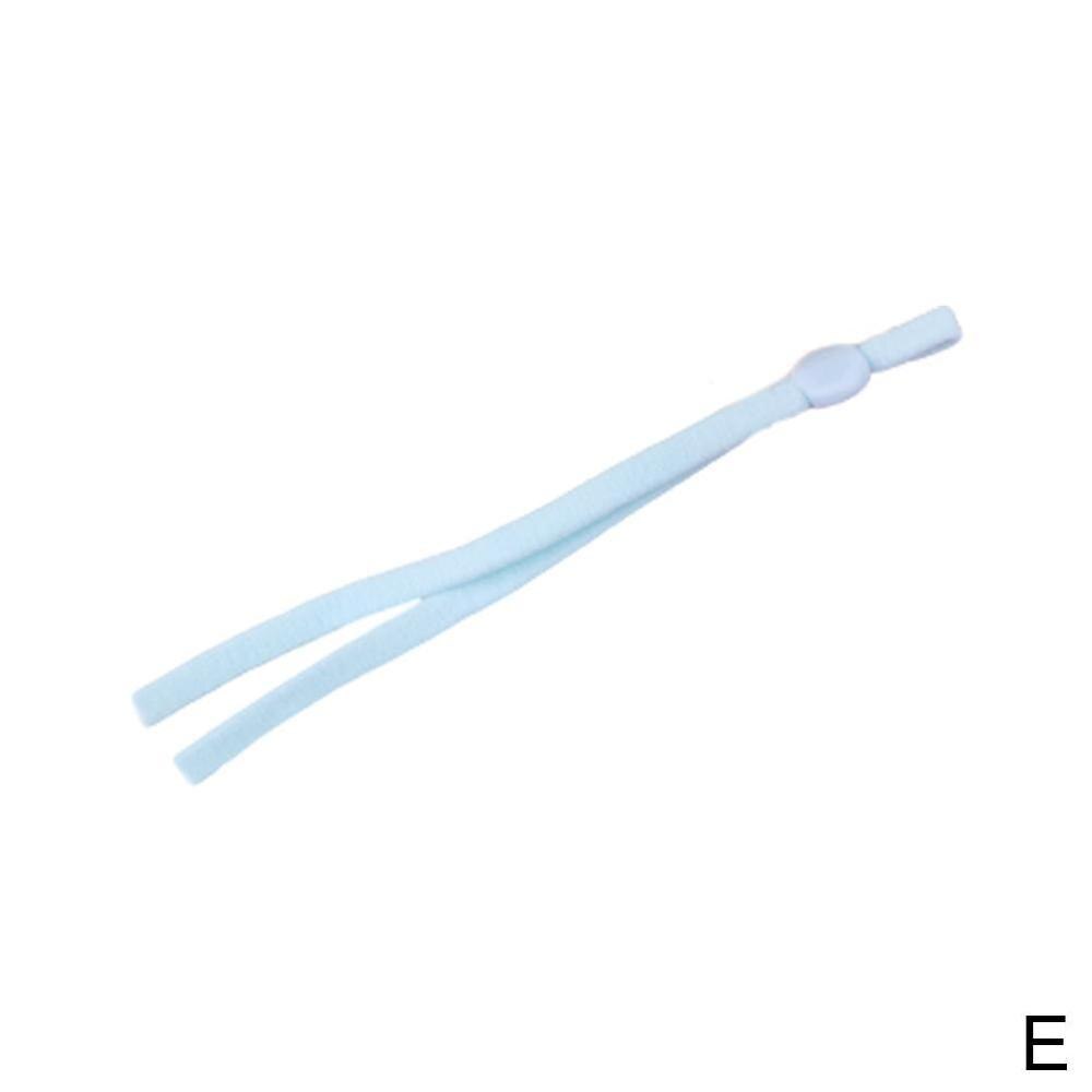 10/30/50 Pcs réglable masque couture élastique bande cordon lanière boucle faisant extensible casque antibruit fournitures de travaux manuels avec boucle d'oreille corde W0A3: E