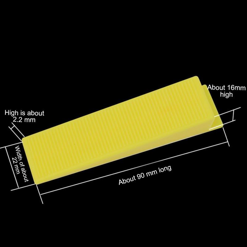 Construction Wedges 100 Pcs Wall Level Tile Leveling For Tile Wedges Tiling Flooring Tool Plastic Flat Ceramic Leveler Floor