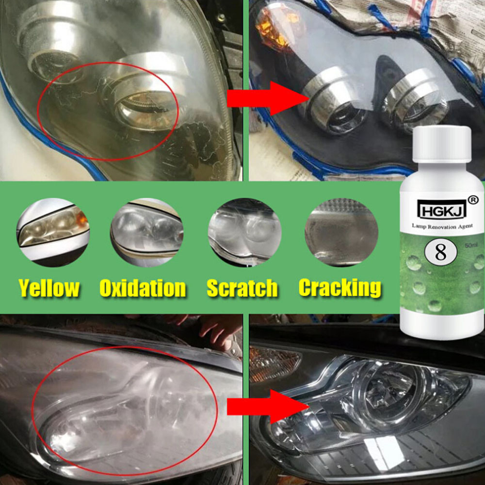 20ml/50ml Car Headlight Repair Liquid Lamp Refurbishment Agent Polishing Lamp Renovation Agent Accessories