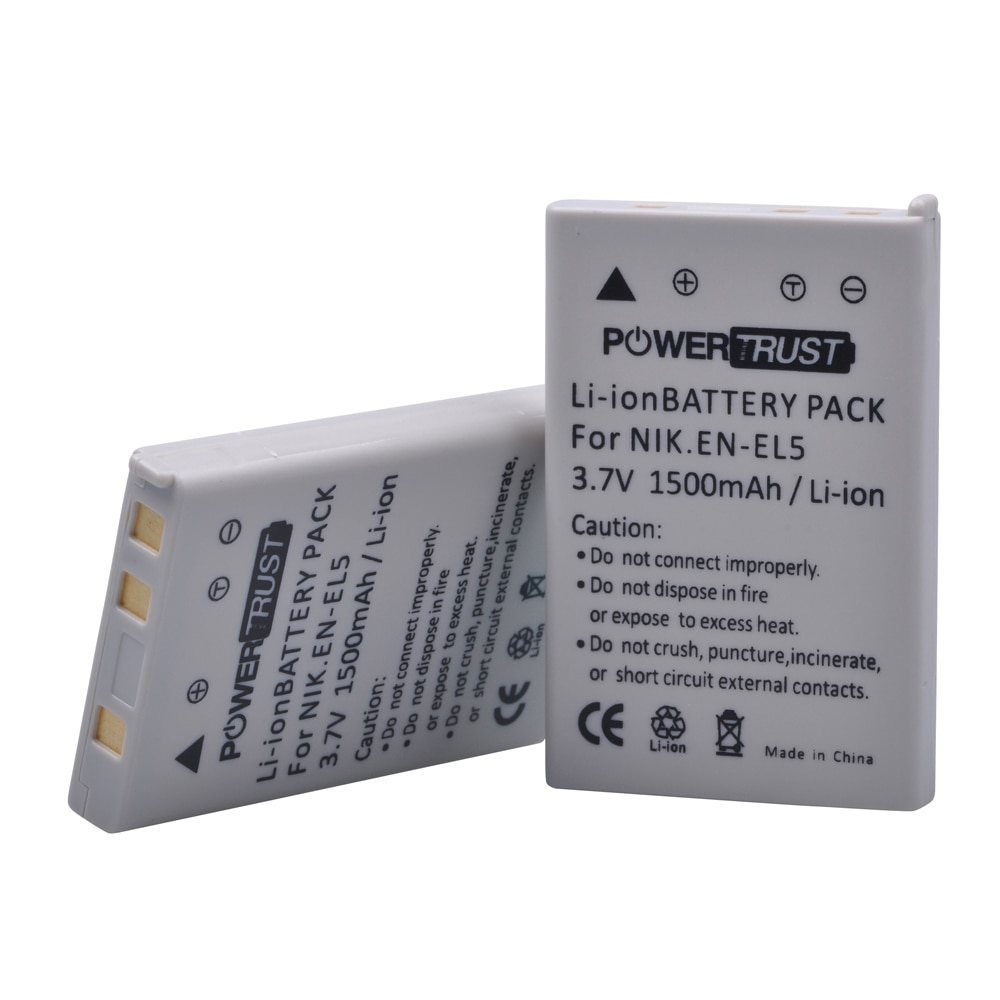 Batería EN-EL5 ENEL5 + cargador USB Dual LCD para NIKON Coolpix P530 P520 P510 P100 P500 P5000 P5100 P6000 3700 baterías