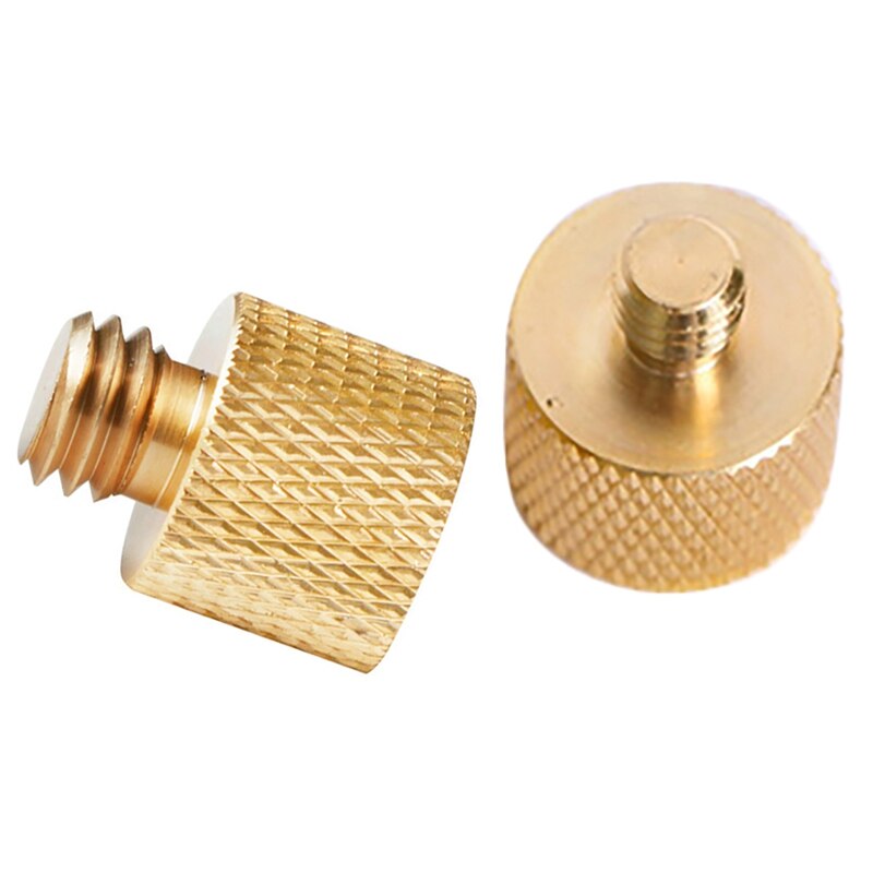 Adaptador De Tornillos Para Trípode - 2 Unidades De 1/4" Y 2 De 3/8", Acero Inoxidable, Para Cámara