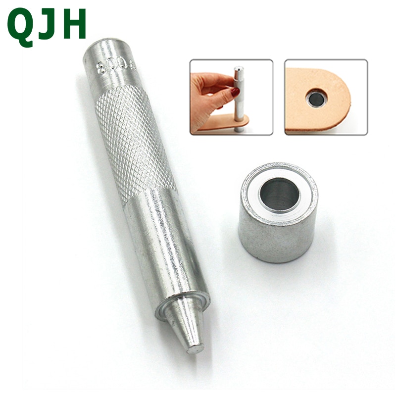 Håndlavede metaløjler formværktøj øjeringsværktøj læderbeklædning tilbehør skive spænde installation værktøj