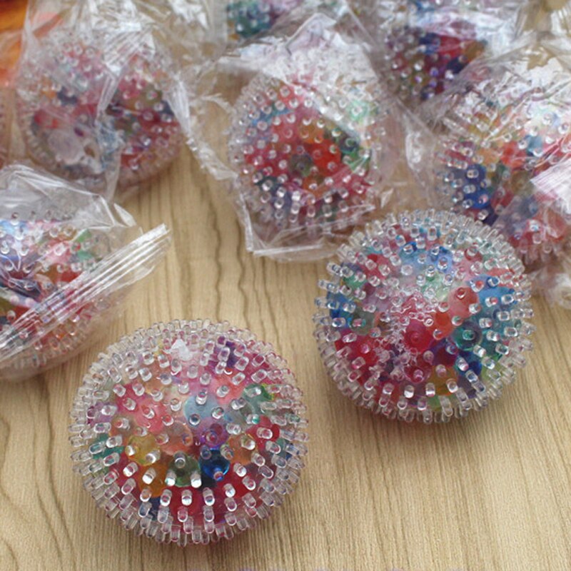 Fun Water Kraal Gel Anti Stress Spiky Ball Fidget Zintuiglijke Speelgoed Autisme Antistress Squeeze Squish Speelgoed Voor Kinderen