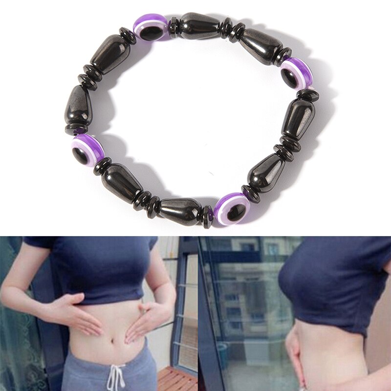 Black Magnetiet Malachiet Vele Kleuren Crystal Healing Bangle Magnetische Hematiet Gezondheid Armband Voor Vrouwen Mannen: 8