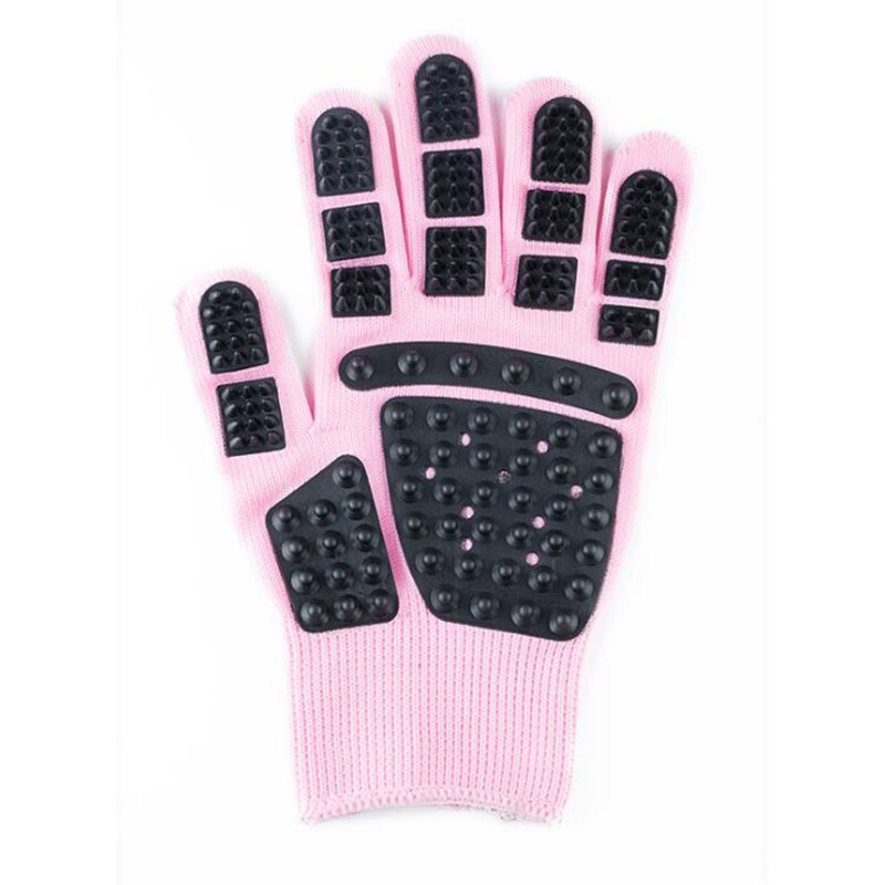 MICATALE animal de compagnie chien toilettage gant chat épilateur brosse gants chien peigne pour chats bain propre Massage épilateur brosses 5 couleurs: Left hand / Rose