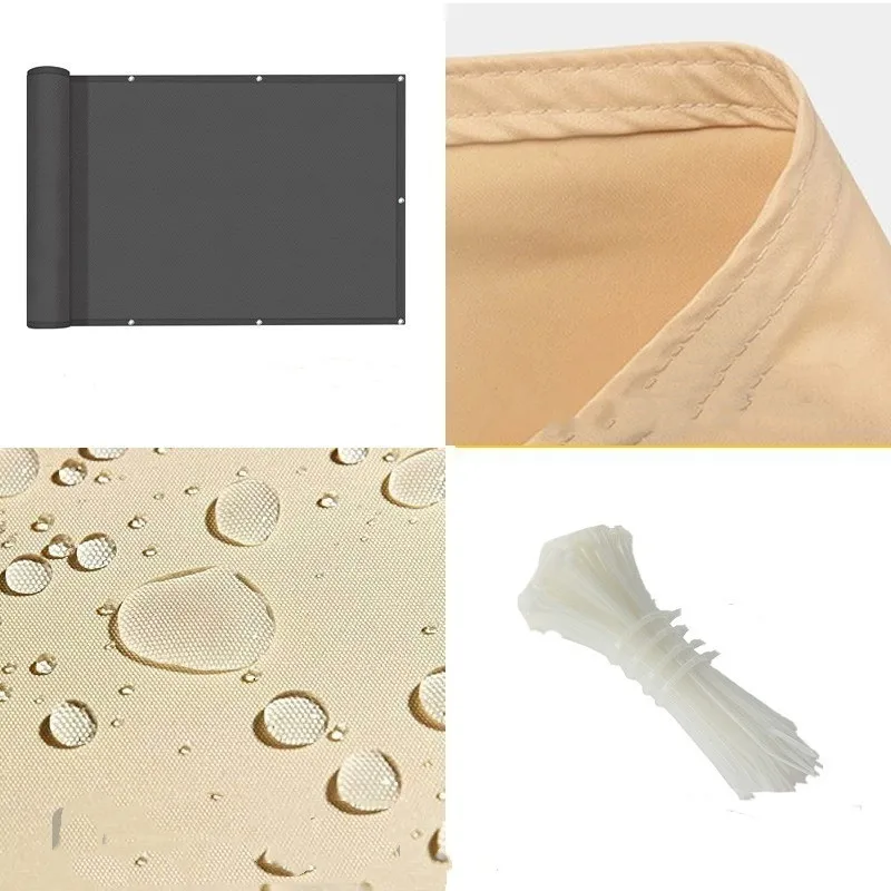 Anti-UV Sunshade Net Balcony Privacy Fence Netting Garden Succulent Plant Shade Net Shelter Screen Sunshade Swimming Pool Cover