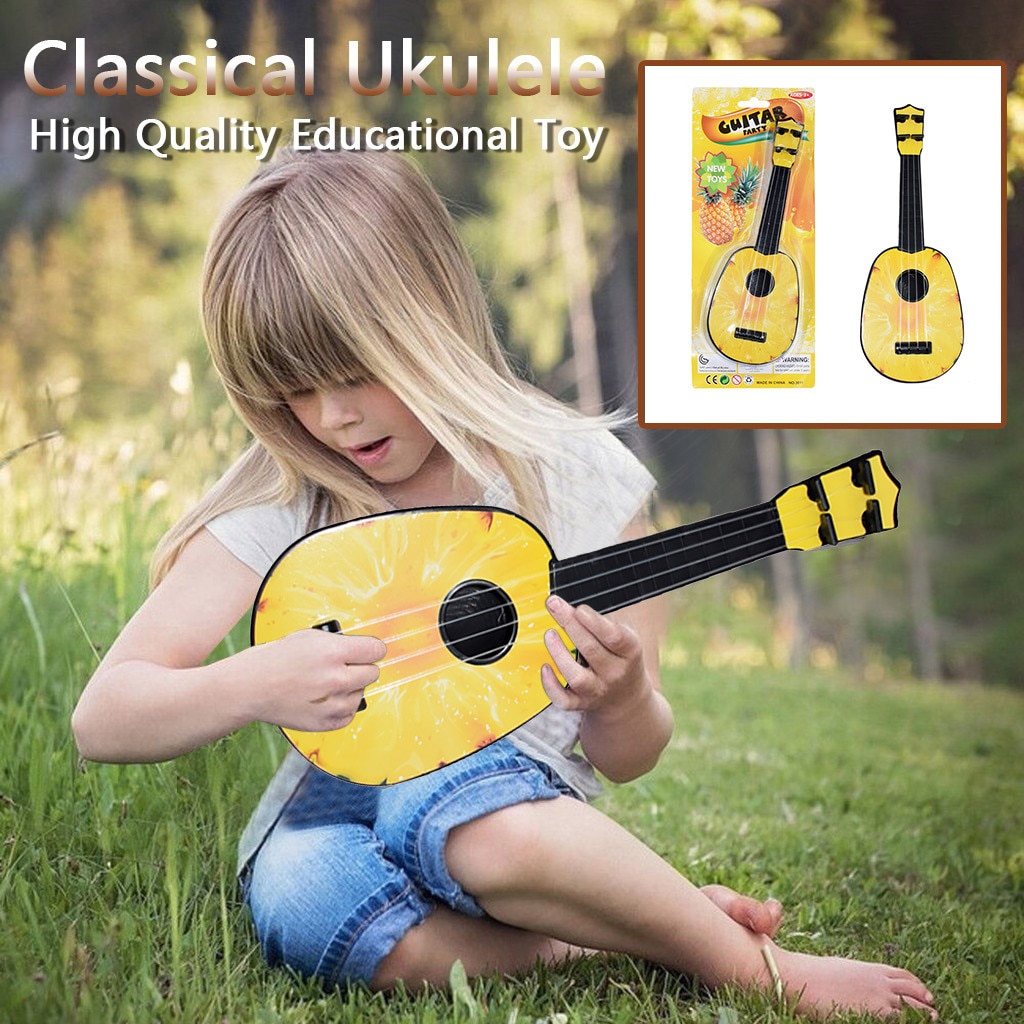 Beginner Klassieke Ukulele Fruit Gitaar Educatief Muziekinstrument Speelgoed voor Fruit Gitaar Educatief Speelgoed G1015