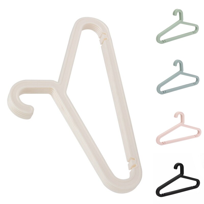 Cintres de rangement de garde-robe, 5 pièces/lot, sans couture, ménage en plastique pour adultes, multi-fonction, antidérapant, cintre de séchage de vêtements