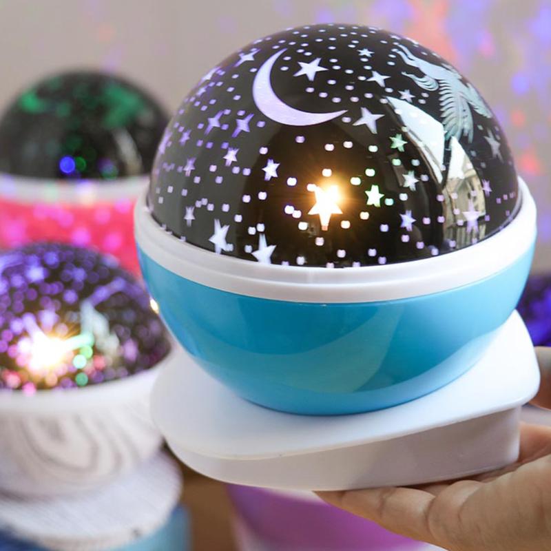 Led Night Light Projector Ster Maan Lamp Sterrenhemel Kerst Decoratie Thuis Kinderen Nachtlampje Lamp Nachtkastje Galaxy Projector