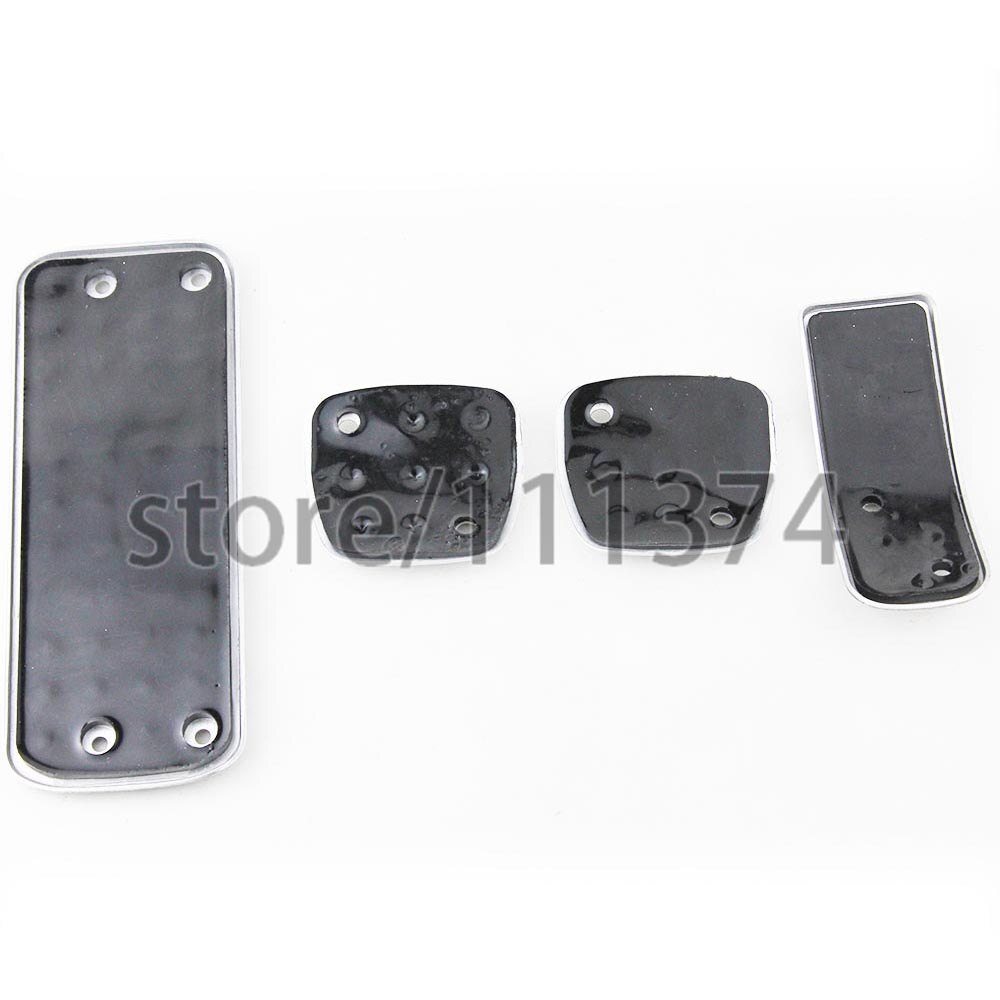 NULLA LHD Gemodificeerde Styling Aluminium Voetsteun Pedalen Koppeling Gas Brandstof rempedaal Handleiding Pedaal Voor Peugeot 206 CC MT vervanging