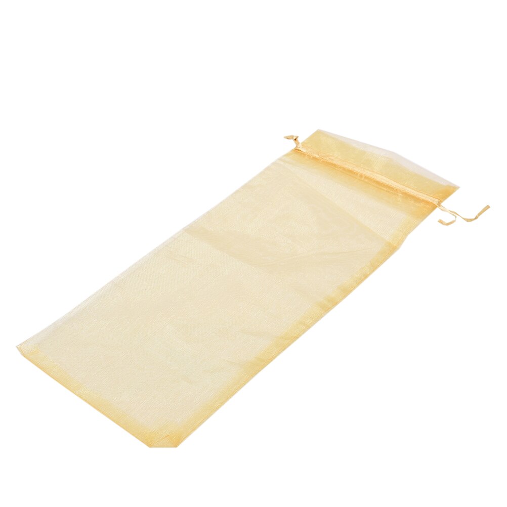 10 stuks organza wijnfleszakken opbergzak voor kerst, bruiloft, feest, verpakking, huisdecoratie, 37 x 15cm: 1