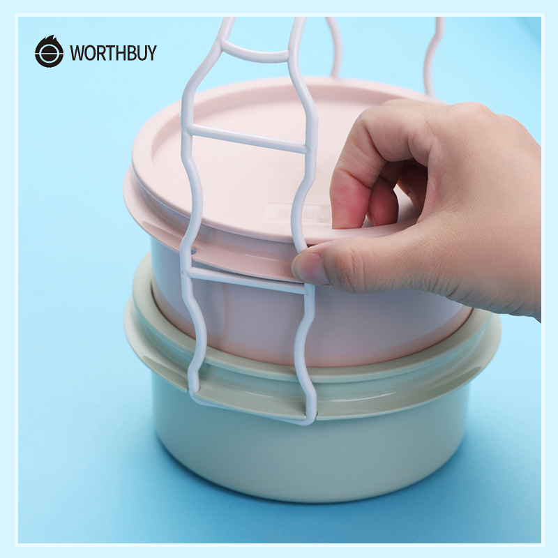 WORTHBUY Portable Microwave Lunch Box Japanese Plastic Bento Lunch Box For Kids School Bento Box Food Storage Container Box