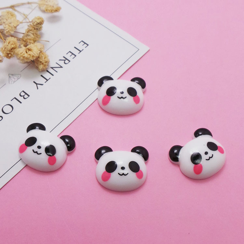 Nette Panda Harz Reize Für Schleim Hinaus Zubehör Extras Für Schlamm zu Filtern Liefert Füllstoff Diy Polymer Ton Lizun Modell Werkzeug Spielzeug