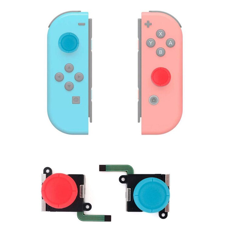 4 pièces 3D Joystick analogique pouce bâton Rocker remplacement pour Nintendo Switch Joy-Con: Default Title