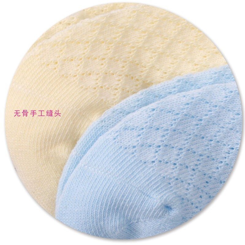 Calcetines cortos de algodón con volantes para niños y niñas, calcetín de verano, color caramelo, de 0 a 2 años, 10 unidades = 5 par/lote