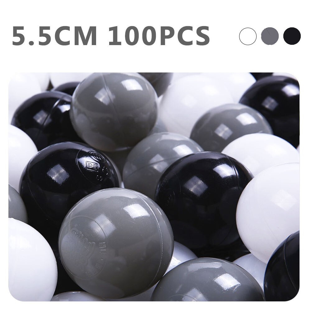 100pcs Eco-Friendly Plastic Ocean Wave BallS Toy The Pool Balls Baby Swimming Pit Toys Funny Outdoor Indoor Sports Kid Toy 5.5cm: WJ3254B