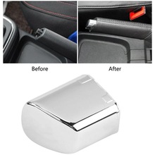 1pc Auto Handbremse Hebel Parkplatz Geschmack Abdeckung Chrom Dekoration Hülse Für Polo Kreuz 6Rd 711 333 EIN Auto Styling zubehör