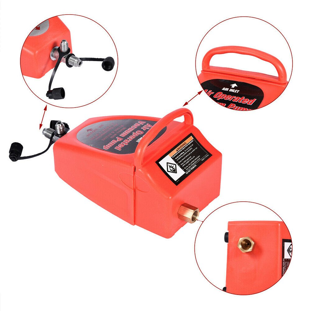 4.2CFM Compressed Vacuum Pump Easy Operate Conditioning System Practical Accessories Refrigerator Air Operated Durable Auto Tool