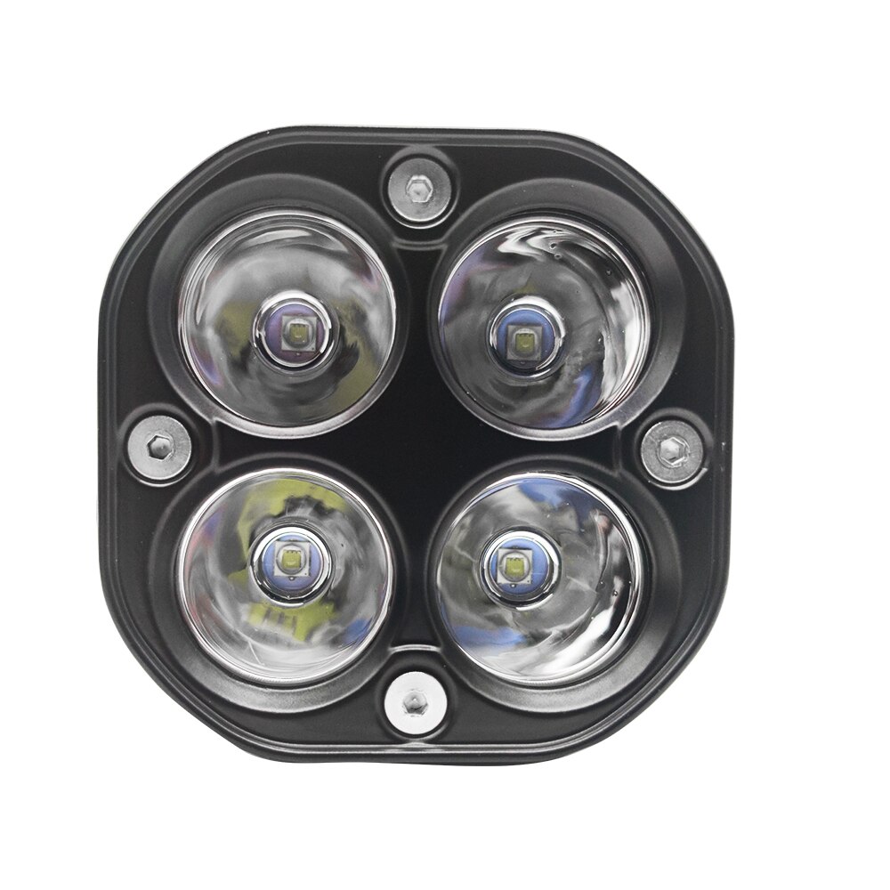 1 stuk 3 inch led-autowerklamp voor offroad-trucks, led-spot, 4wd witte en gele mistlampen op auto's, led-looplichten voor auto's