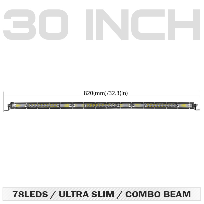 Ultral Slim Led bar 10 20 30 inch Combo Led Light Bar 12V 24V Flood Spot Driving Work Light for Jeep Trucks Tractor off Road ATV