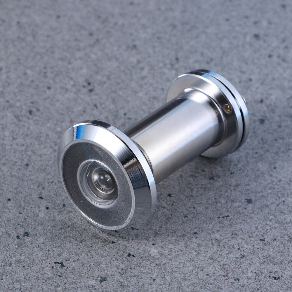 Door Viewer Wooden Door Door Peek Peep Hole Pinhole for Home Office Hotel (Silver)