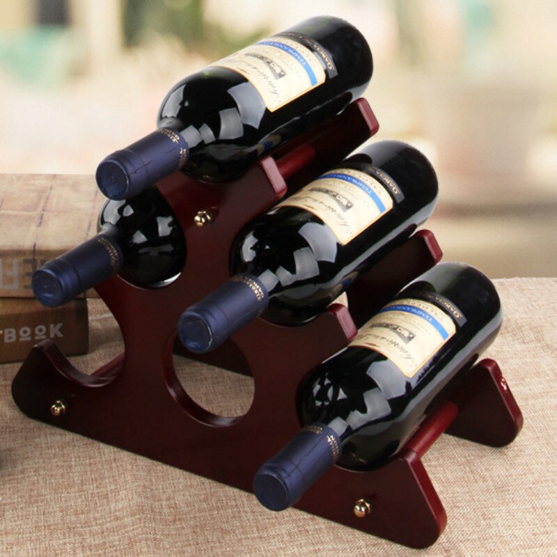 Solid Wood Wind Rack Decoration European-Style Wine Rack Wine Glass Rack Household Wine Rack Wine Cabinet Showing Stand Wine Set: E