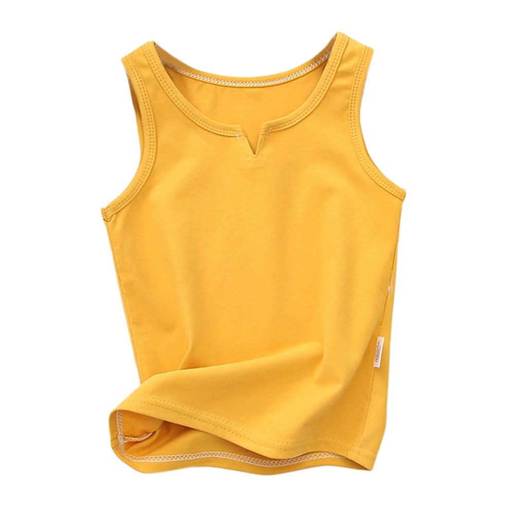 Gilet caraco en coton solide pour bébé: Y / XL 120