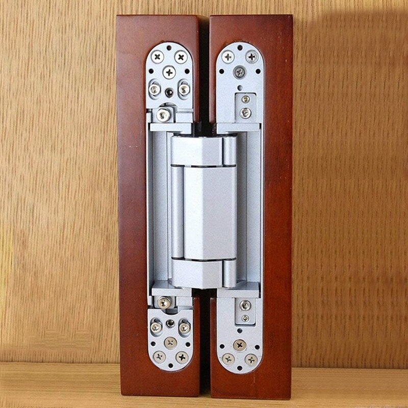 Adjustable Folding Door Cross Hinge Wooden Door Concealed Hinge Zinc Alloy Concealed Door Hinge