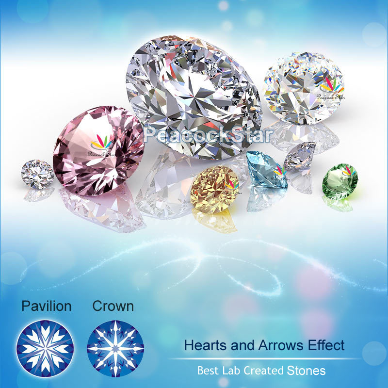 Peacock Star Solid 925 Sterling Silver 2-Pcs Wedding Engagement Ring Set 1 Ct Created Diamante Jewelry CFR8276