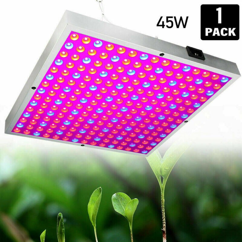 Garden Supplies 144 LED Grow Light Panel Lamp Full Spectrum Hydroponic Veg Plant Flower Growing