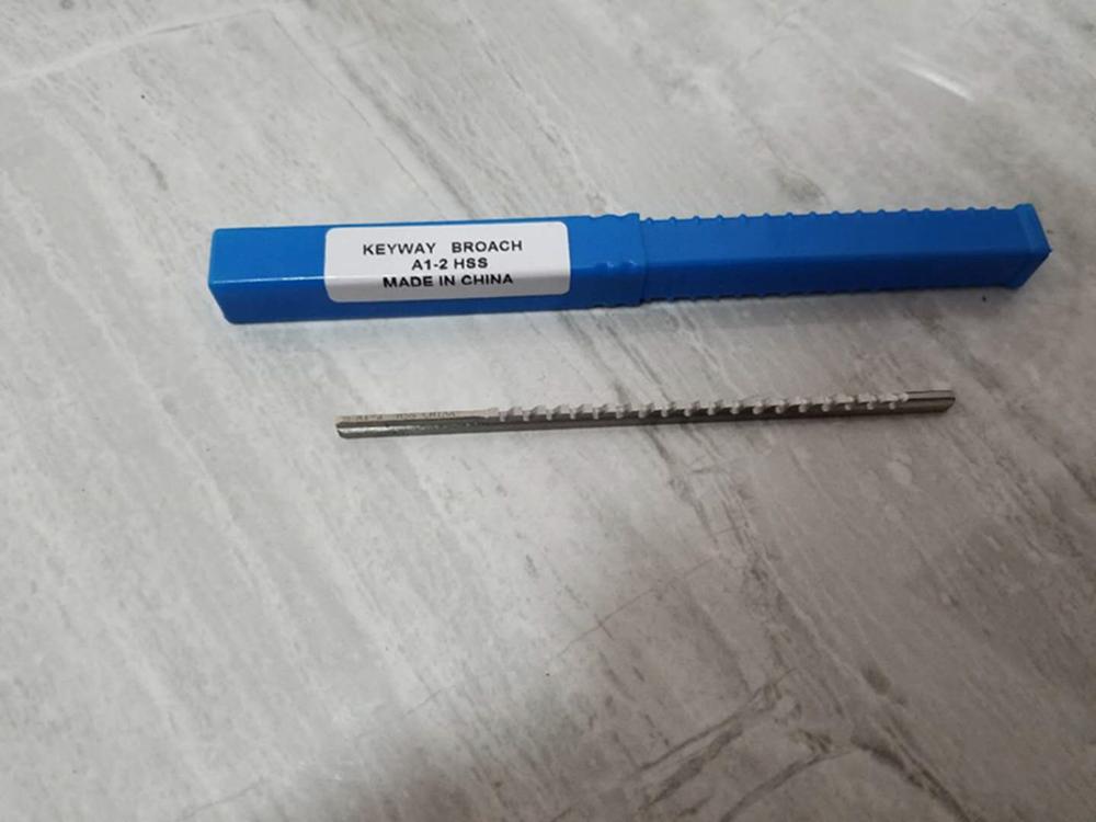2mm en skub-type nøglebane, metrisk størrelse højhastighedsstål til skæremaskineværktøjskniv