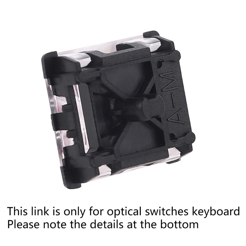 Gateron-interruptor óptico para reemplazar el Teclado mecánico, conmutador óptico GK61 SK64, azul, rojo, marrón, negro, amarillo, eje blanco