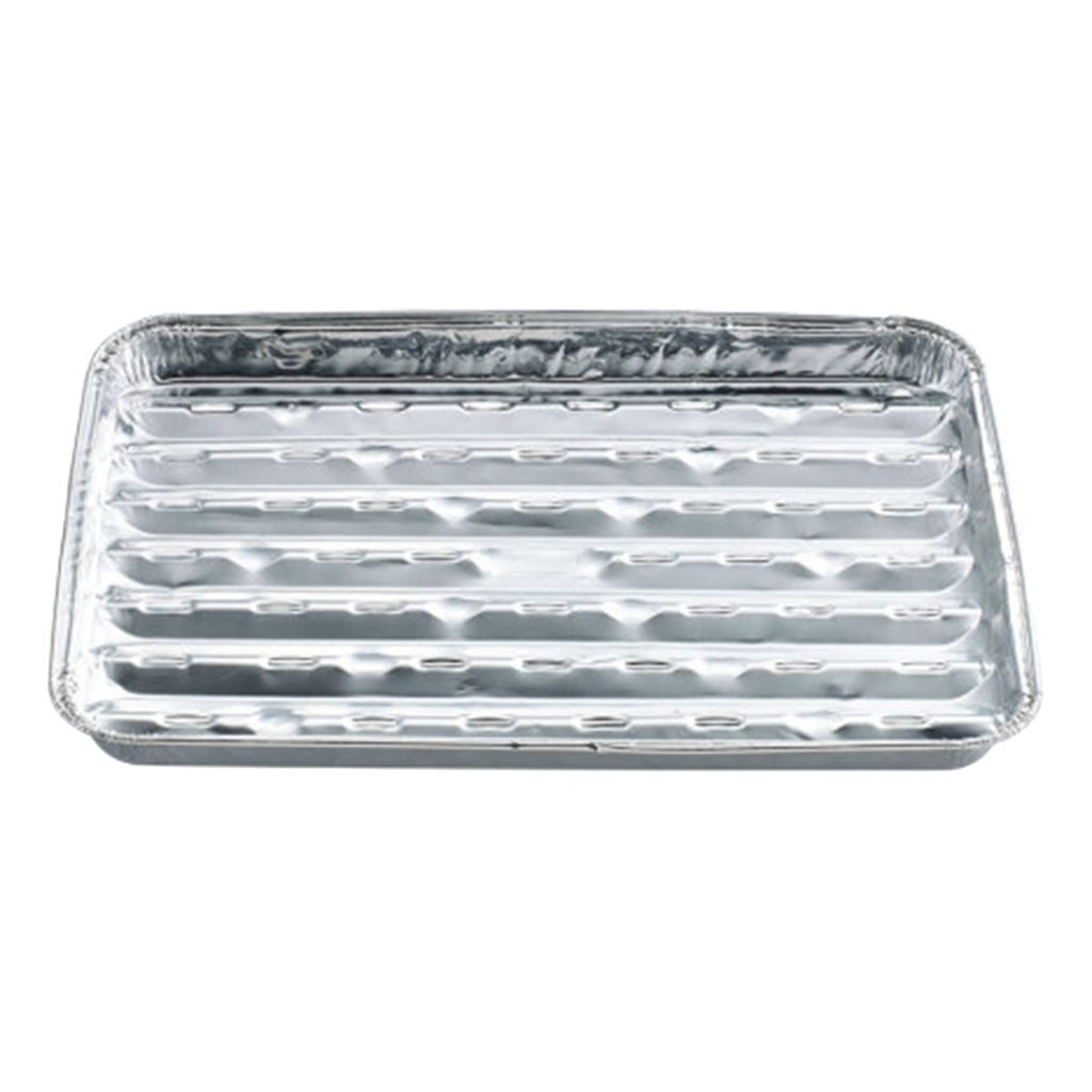 5 Packs Aluminiumfolie Grillen Trays Rechthoekige Barbecue Voor Bbq Camping