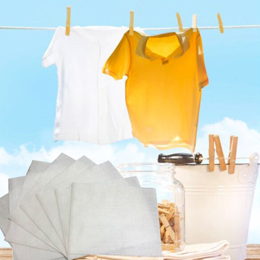 20/50/100pcs Washing Machine Use Dyeing Cloth Laundry Papers Proof Color Catcher Grabber Cloth Absorption Washer Using